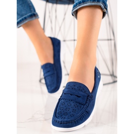 Goodin Mocassini Con Motivo Traforato blu navy 1