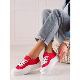 Seastar Sneakers Rosse Sulla Piattaforma rosso 2