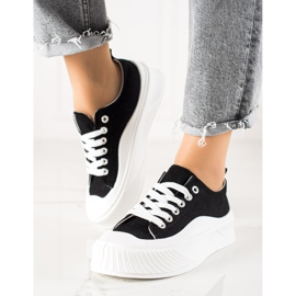 Seastar Sneakers nere sulla piattaforma nero 2