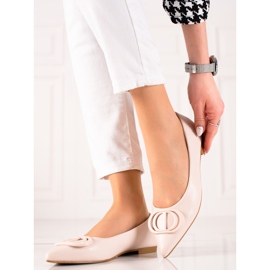 Seastar Ballerine beige con un ornamento 1