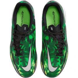 Nike Phantom GT2 Academy Ic Sw Jr DM0749 003 scarpe da calcio nero verde verde 1