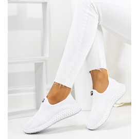 Katy scarpe sportive slip-on bianche bianco 1