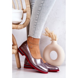 Scarpe in pelle Maciejka Argento 05035-42 multicolore d'argento 1