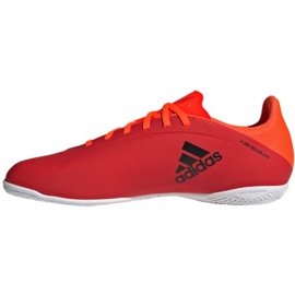 Scarpe da calcio Adidas X Speedflow.4 In M FY3346 rosso arance e rosse 1