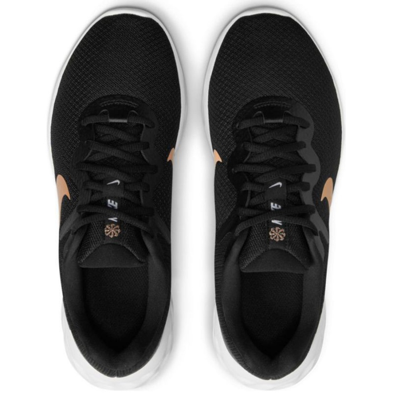 Scarpa da corsa Nike Revolution 6 Next Nature W DC3729 005 nero d'oro 1