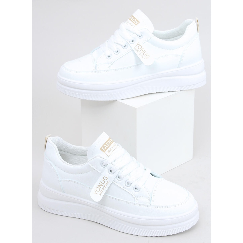 Sneaker da donna Bastu Beige bianco 1