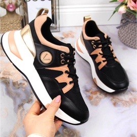 Sneakers sulla piattaforma Vinceza W JAN79A nere nero 1
