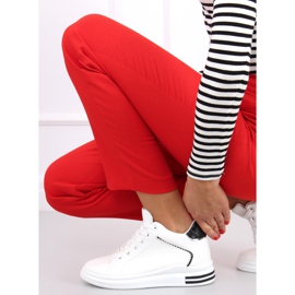 Sneakers su zeppa nascosta Izumi BIANCO / NERO 1
