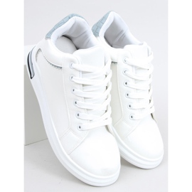 Sneakers su zeppa nascosta Izumi BIANCO/BLU 1