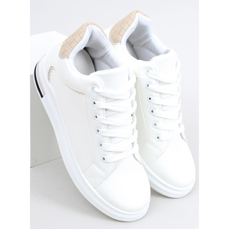 Sneakers su zeppa nascosta Izumi BIANCO / BEIGE 1