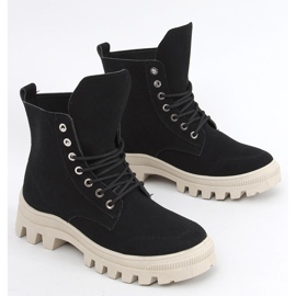 Sneakers alte da trekking Mariko Black nero 1