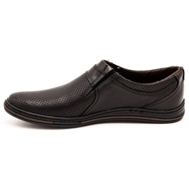 Polbut Scarpe da uomo in pelle 362 performance kabir nero 1