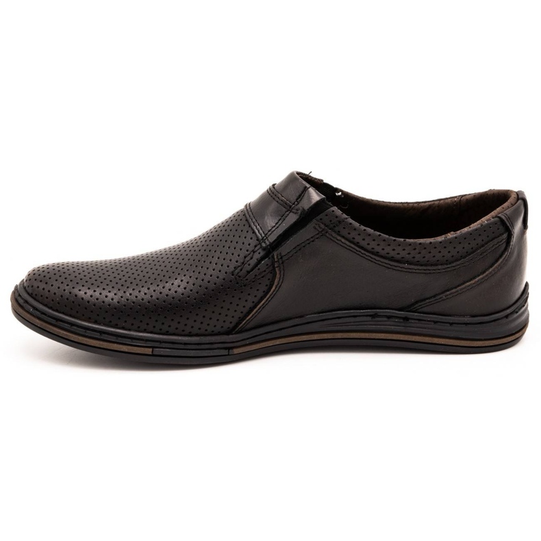 Polbut Scarpe da uomo in pelle 362 performance kabir nero 1