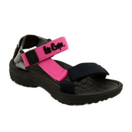 Sandali da bambina con inserto in schiuma Lee Cooper LCW-22-34-0951K rosa 1