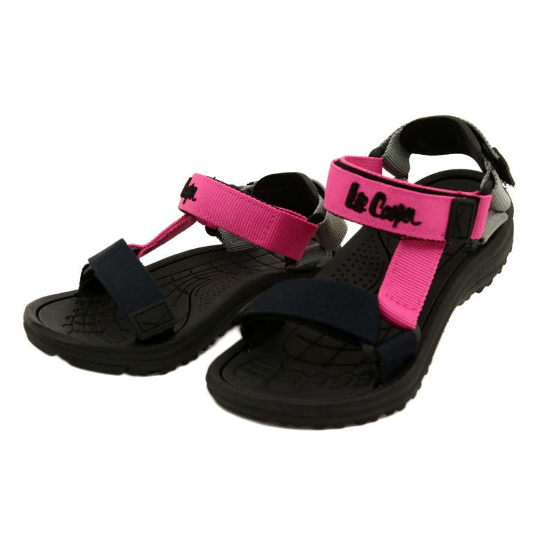 Sandali da bambina con inserto in schiuma Lee Cooper LCW-22-34-0951K rosa 3
