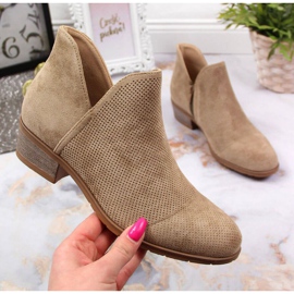 Stivali traforati Filippo W PAW319B beige 1