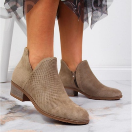 Stivali traforati Filippo W PAW319B beige 2