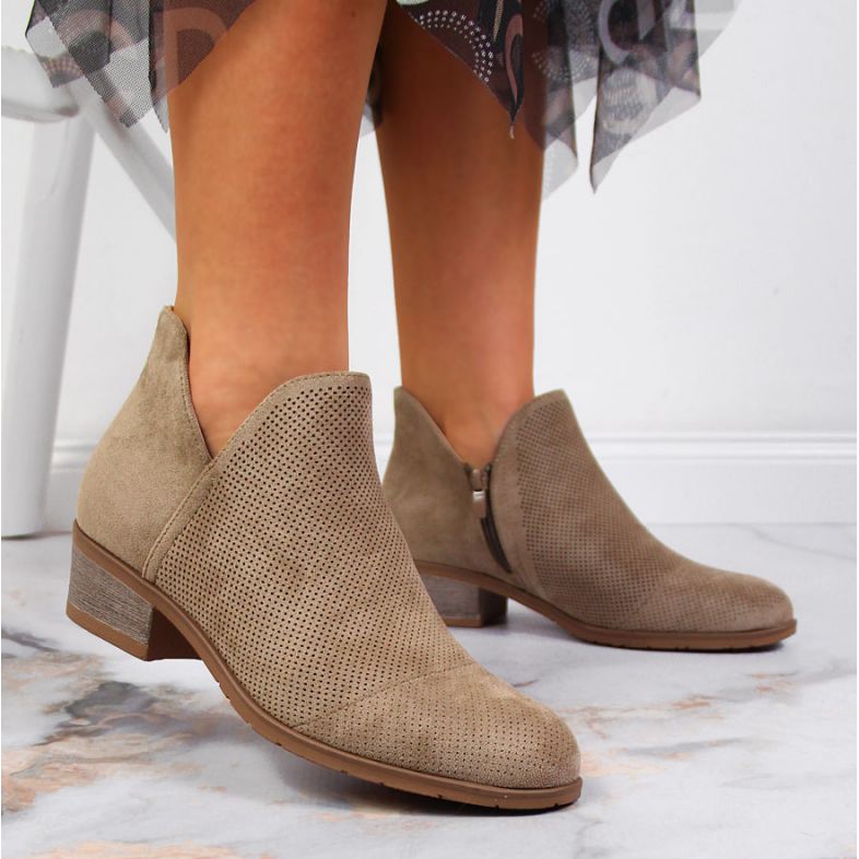 Stivali traforati Filippo W PAW319B beige 2