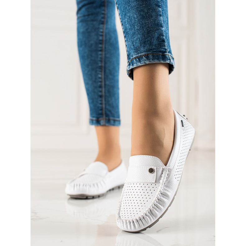 Goodin Mocassini casual bianco 1