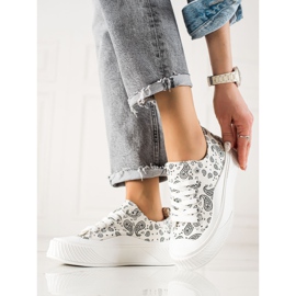 Seastar Sneakers di design alla moda bianco nero 2