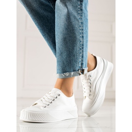 Seastar Sneakers bianche sulla piattaforma bianca 2