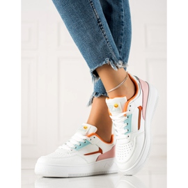 TRENDI Scarpe da ginnastica bianche alla moda bianco multicolore 1