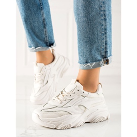 Seastar Sneakers alla moda con rete beige 1