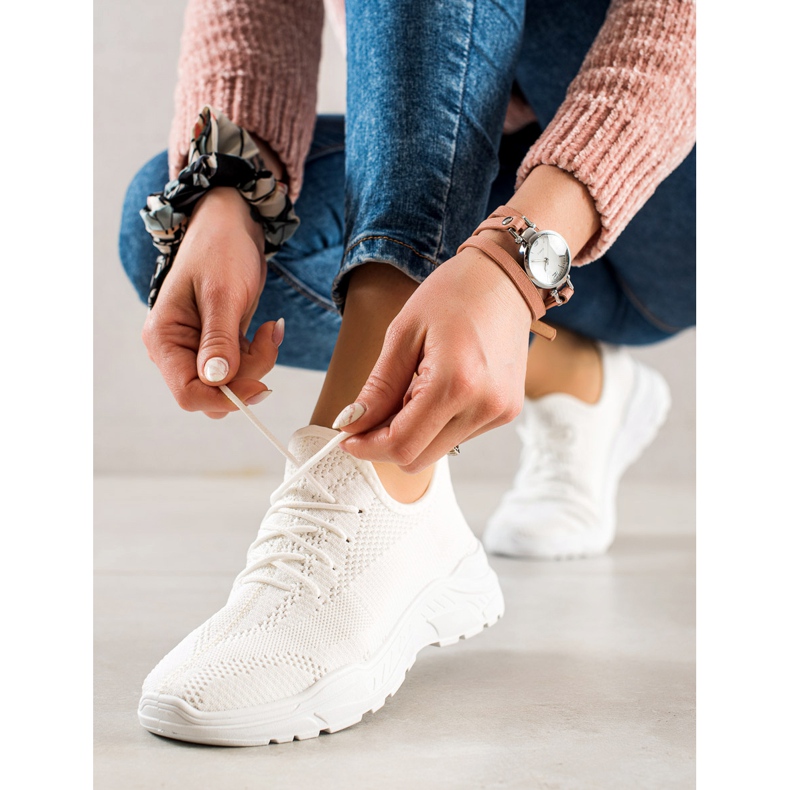 Bestelle Scarpe da ginnastica bianche chiare bianca 1
