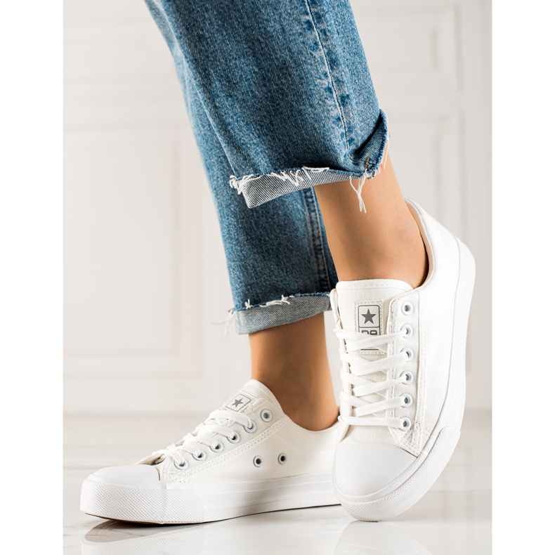 Evento Sneakers bianche classiche bianco 2