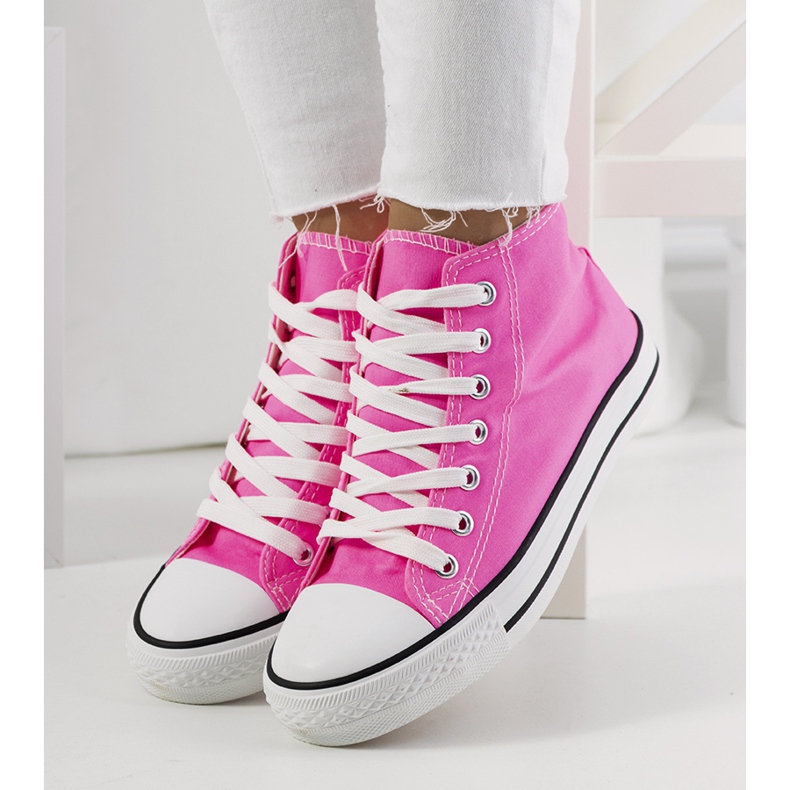 Sneaker Keri rosa fluo 2