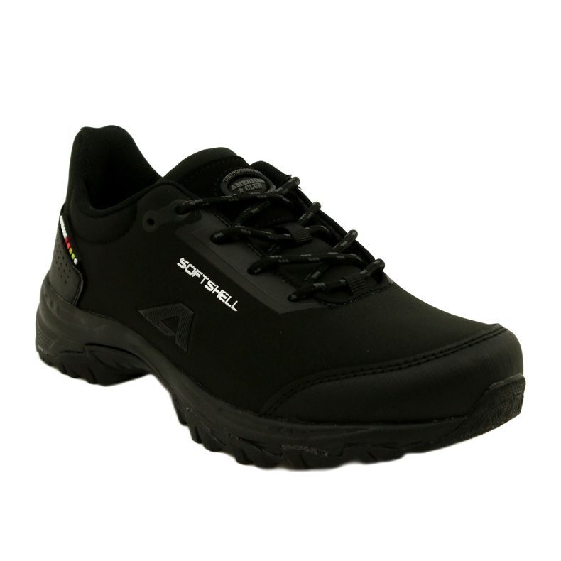 American Club Scarpe sportive americane Softshell impermeabili WT90/22 nero 1