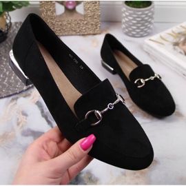 Scarpe mocassino nero con decoro Sergio Leone W SK360 1