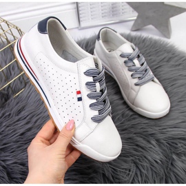 Sneakers in pelle Filippo W PAW312 bianche bianco 1
