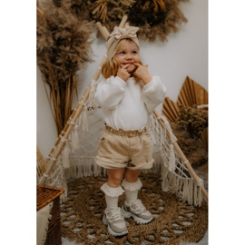 Scarpe Sportive Bambini Sneakers Beige Rommie 1