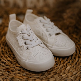 Sneakers traforate Big Star JJ374020 Bianche bianca bianca 2