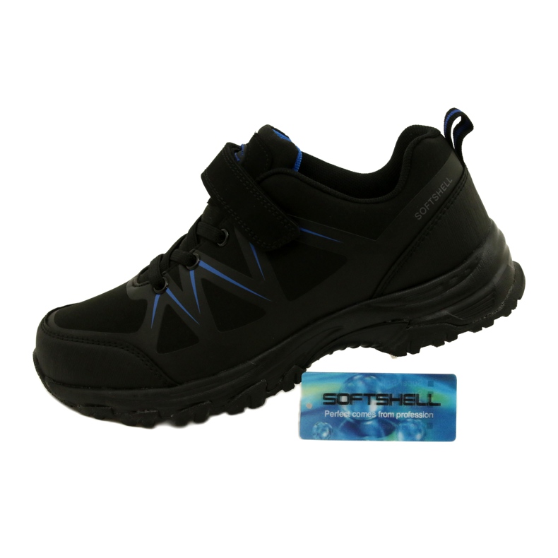 American Club Scarpe Sportive Americane Softshell Con Velcro WT95/22 nero 5