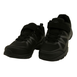 American Club Scarpe Sportive Americane Softshell Con Velcro WT95/22 Nere nero 3