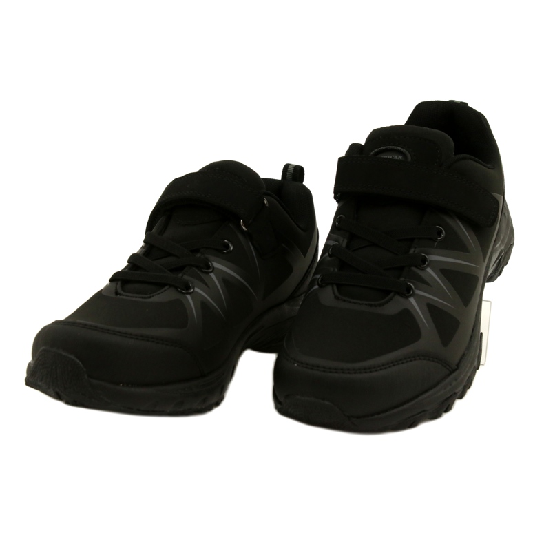 American Club Scarpe Sportive Americane Softshell Con Velcro WT95/22 Nere nero 3