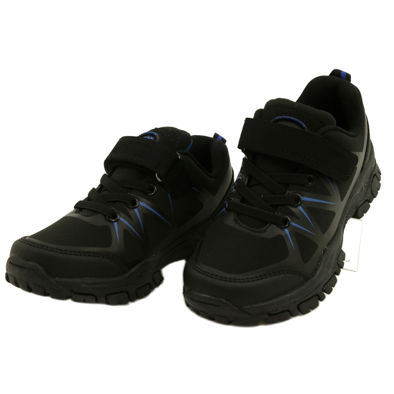 American Club American Softshell Sports Scarpe per velcro WT94/22 Black nero 3