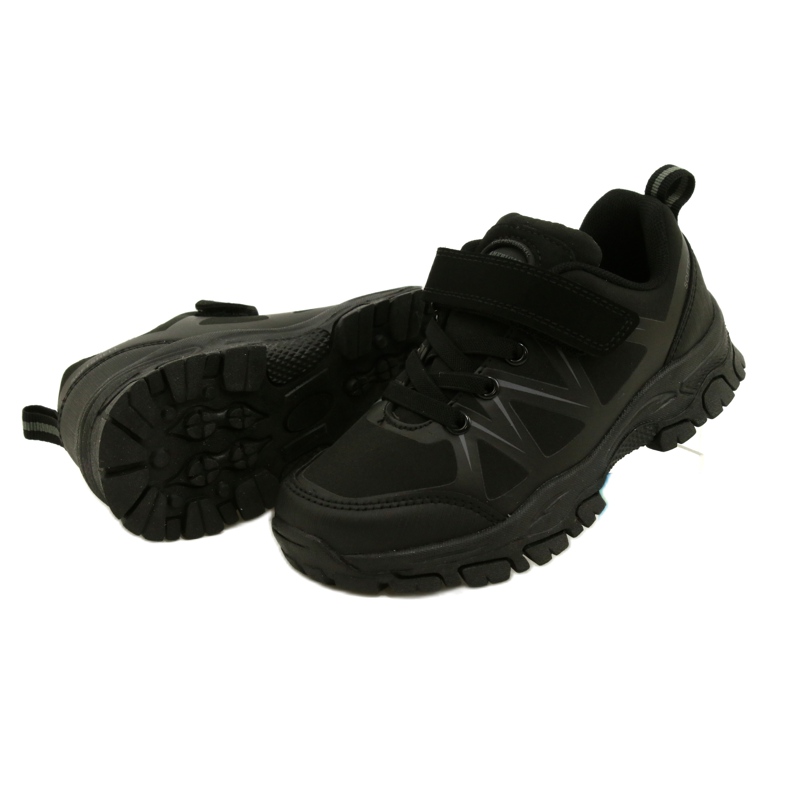American Club American Softshell Sports Scarpe per velcro WT94/22 Black nero 5