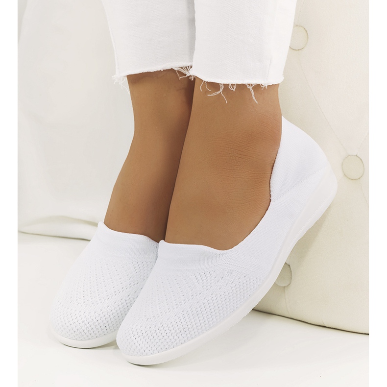 Sneakers bianche da donna di Briggs bianco 1