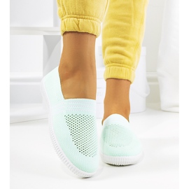 Sneakers traforate Tanya verdi verde 1
