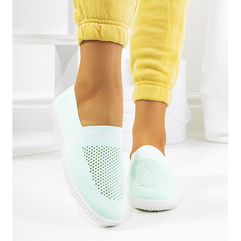 Sneakers traforate Tanya verdi verde 1