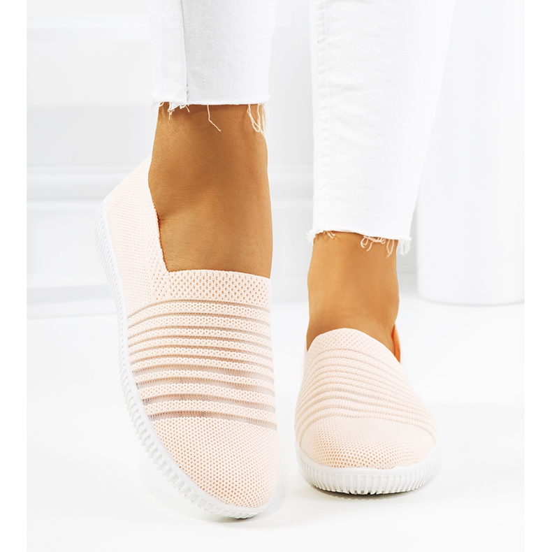 Sneakers rosa Royse traforate 1