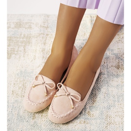 Mocassini da donna rosa Santoro 2