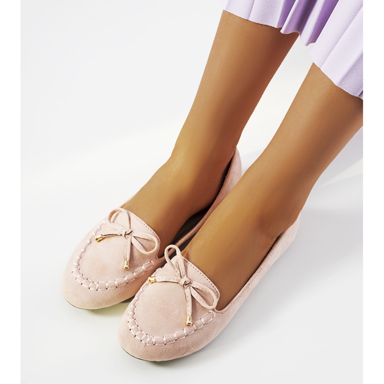 Mocassini da donna rosa Santoro 1