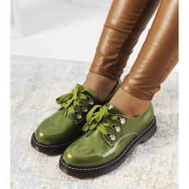 Scarpe laccate verdi di Kristina verde 2
