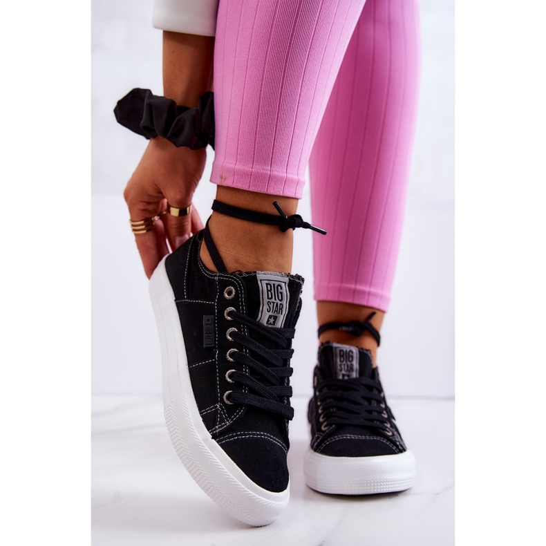 Sneakers da donna Big Star JJ274098 Sneakers nere nero 1