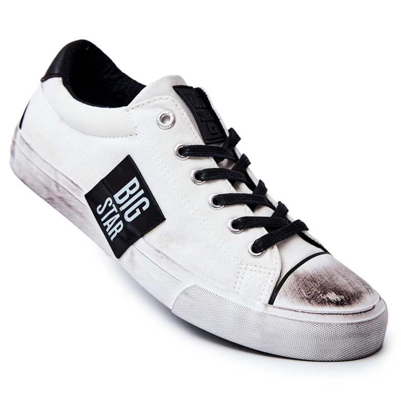 Sneakers da Uomo Big Star JJ174248 Sneakers Bianche e Nere bianca 1