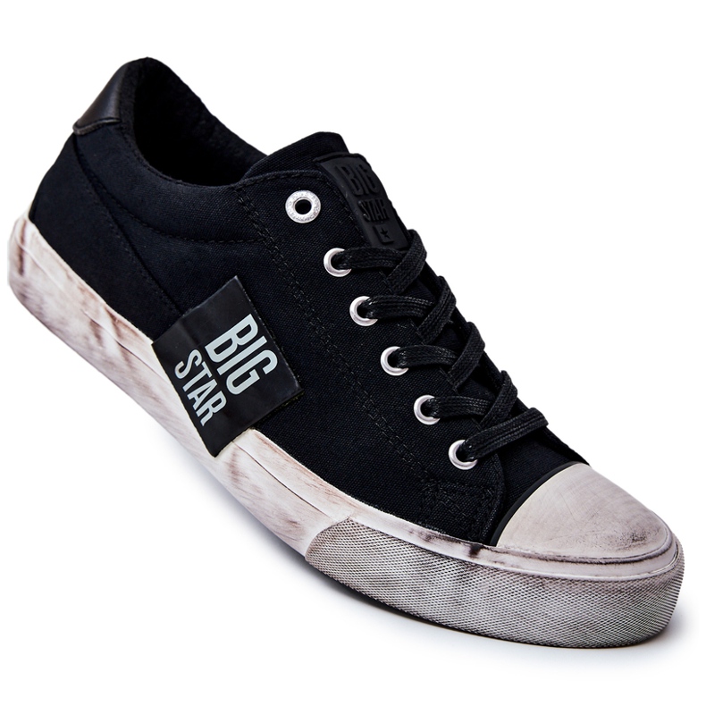 Sneakers da uomo Big Star JJ174252 Sneakers nere nero 1